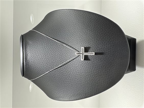 Collana Roman Gioielli Donna in Oro bianco Diamante 0.45 Ct R406N855P1225 - R406N855P1225